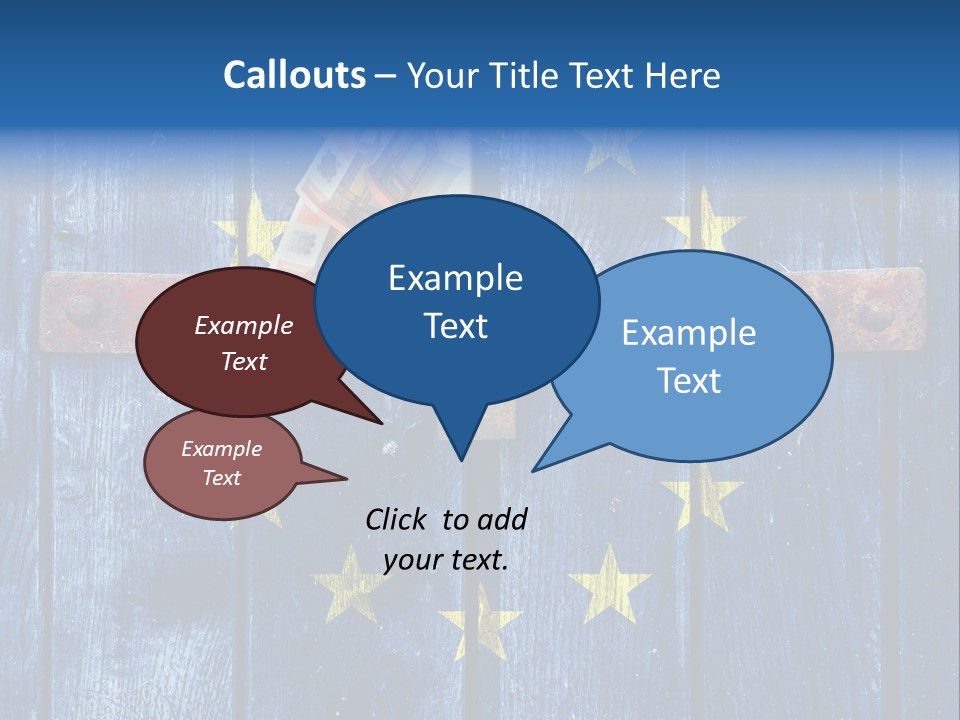 Rough Board Frame PowerPoint Template
