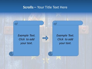 Rough Board Frame PowerPoint Template