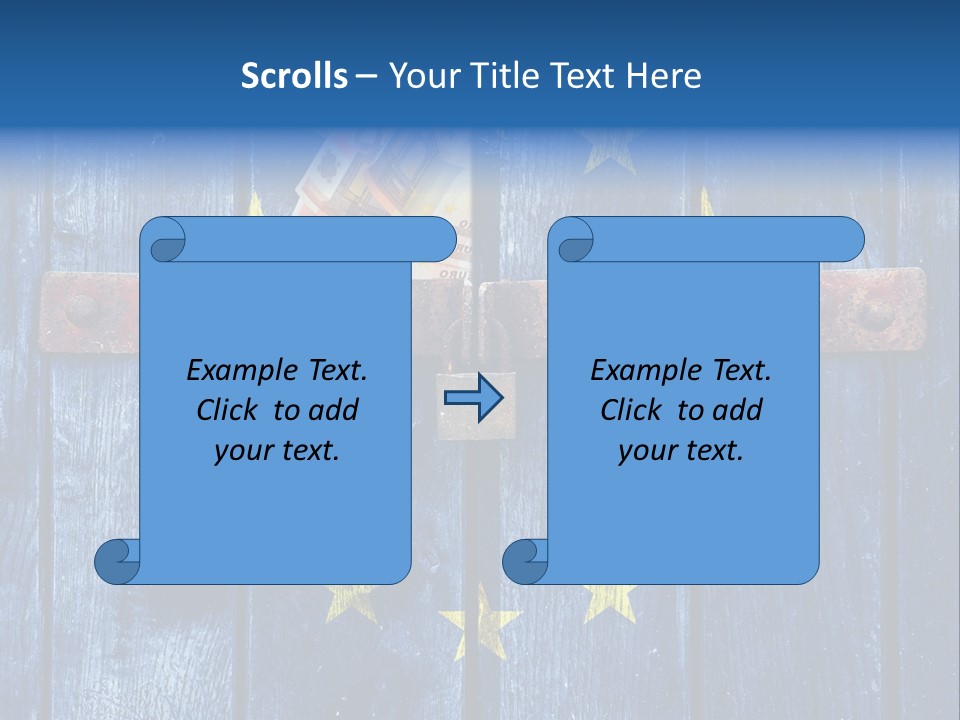 Rough Board Frame PowerPoint Template