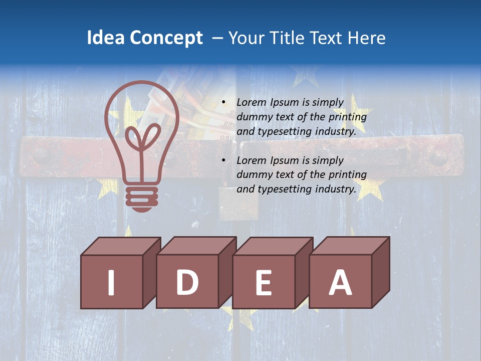 Rough Board Frame PowerPoint Template