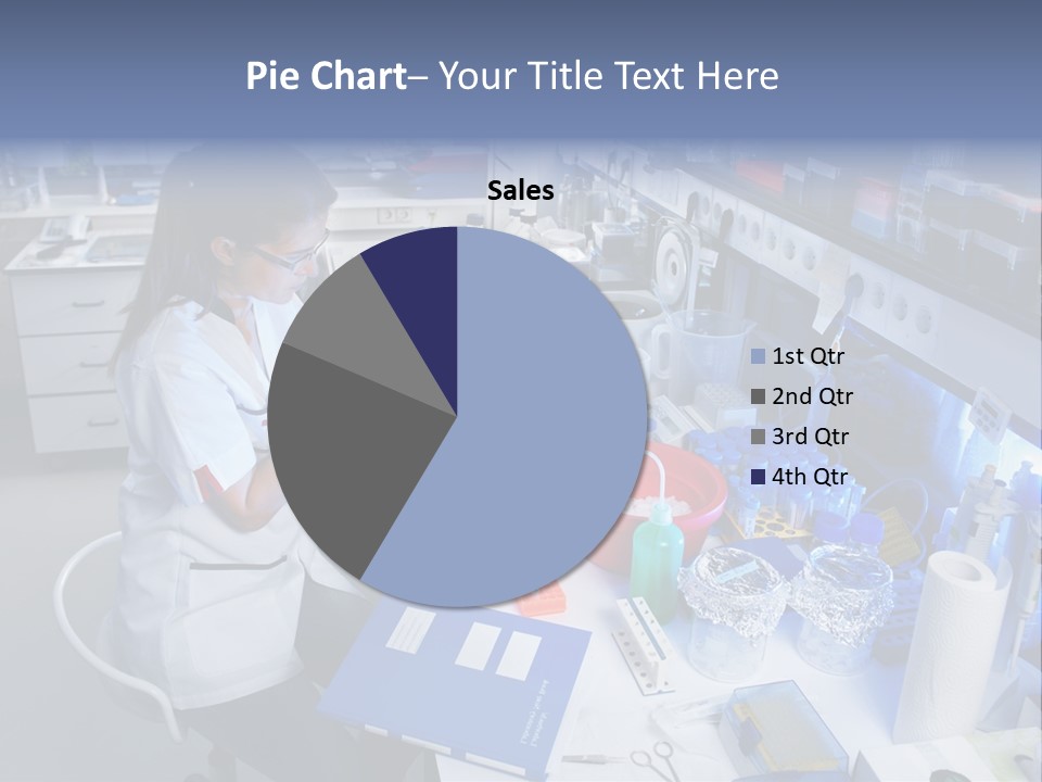 Laboratory Glasses Technician PowerPoint Template