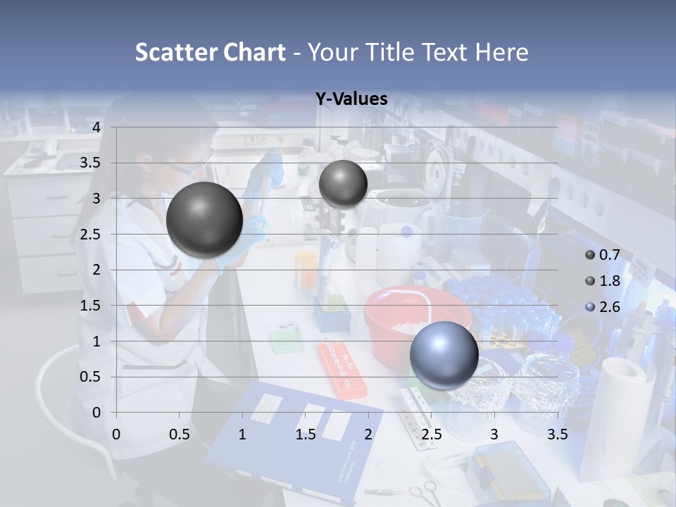 Laboratory Glasses Technician PowerPoint Template