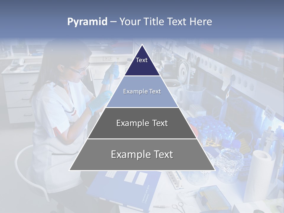 Laboratory Glasses Technician PowerPoint Template