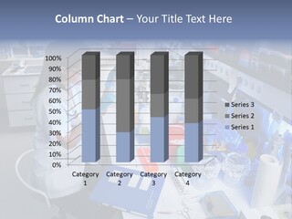 Laboratory Glasses Technician PowerPoint Template