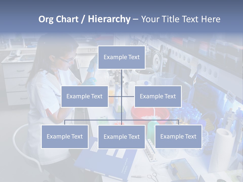 Laboratory Glasses Technician PowerPoint Template