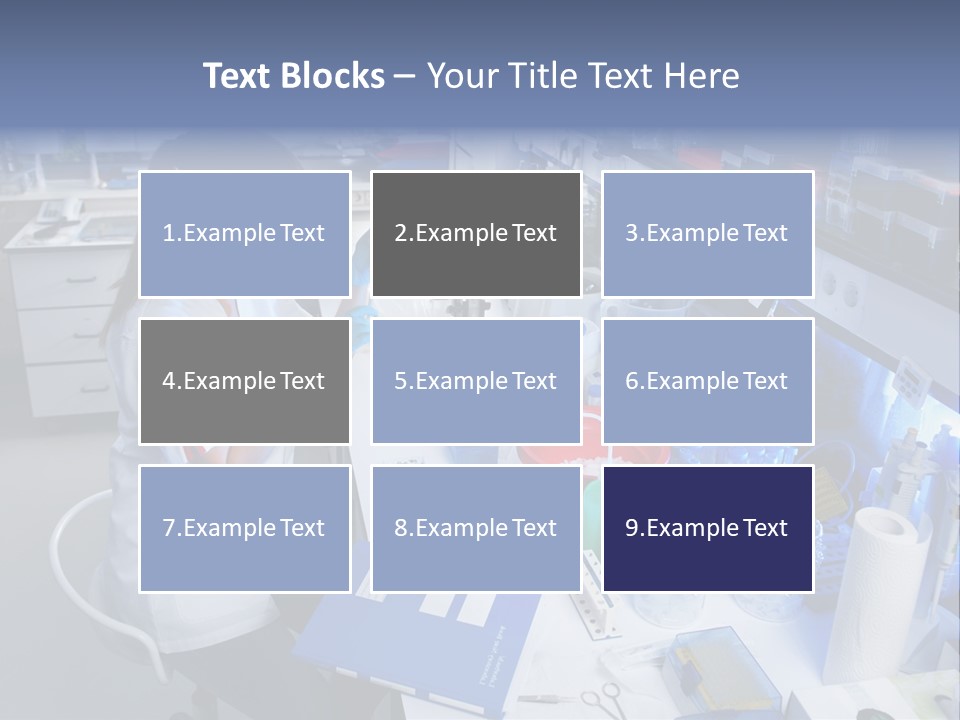 Laboratory Glasses Technician PowerPoint Template