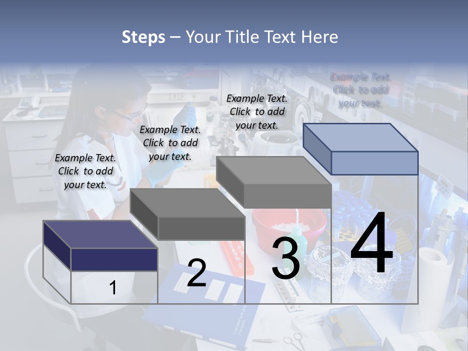 Laboratory Glasses Technician PowerPoint Template