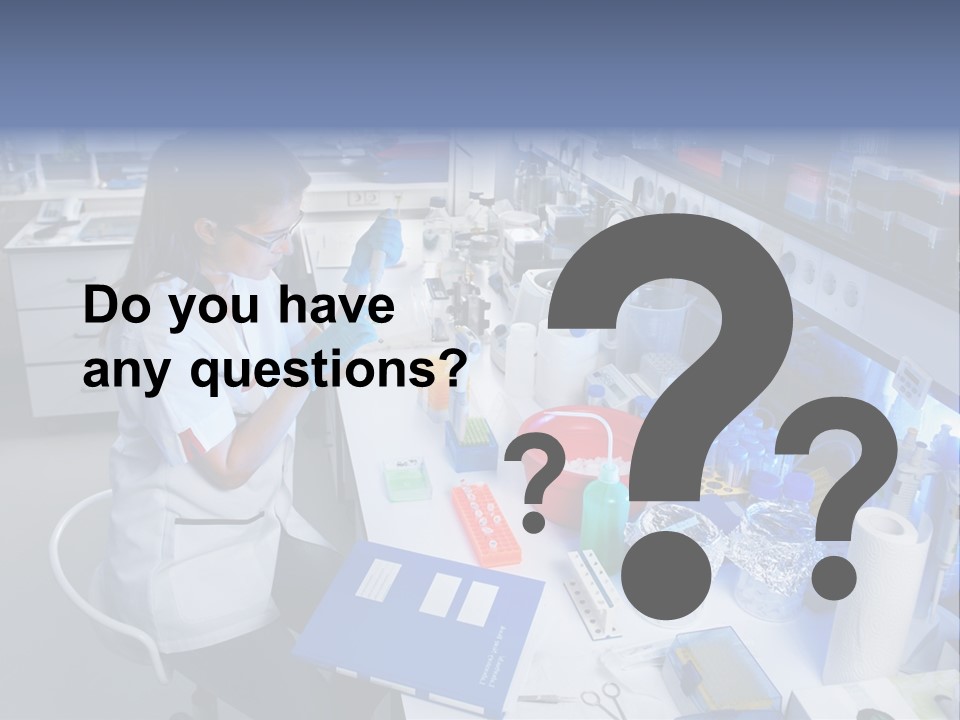 Laboratory Glasses Technician PowerPoint Template