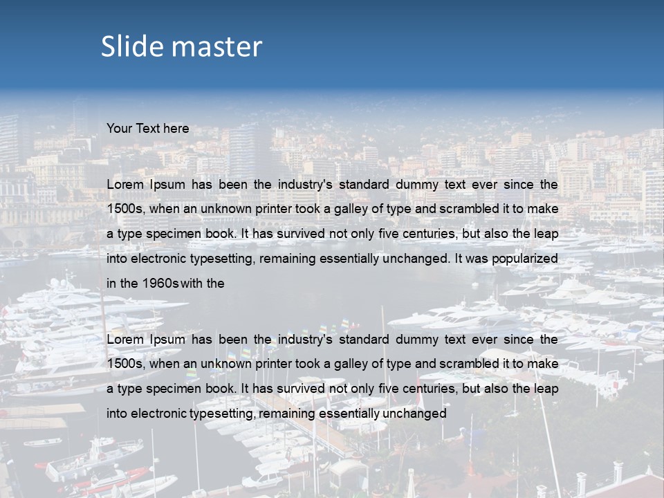 Rich Port Wealthy PowerPoint Template