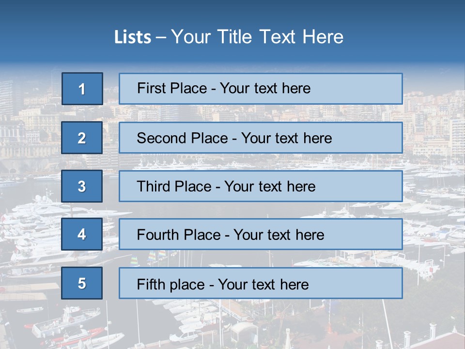 Rich Port Wealthy PowerPoint Template
