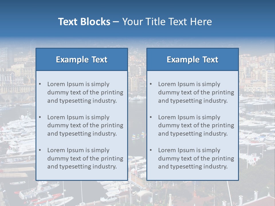 Rich Port Wealthy PowerPoint Template