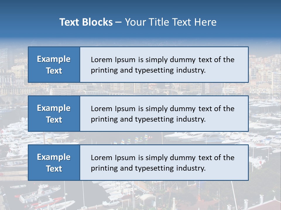 Rich Port Wealthy PowerPoint Template