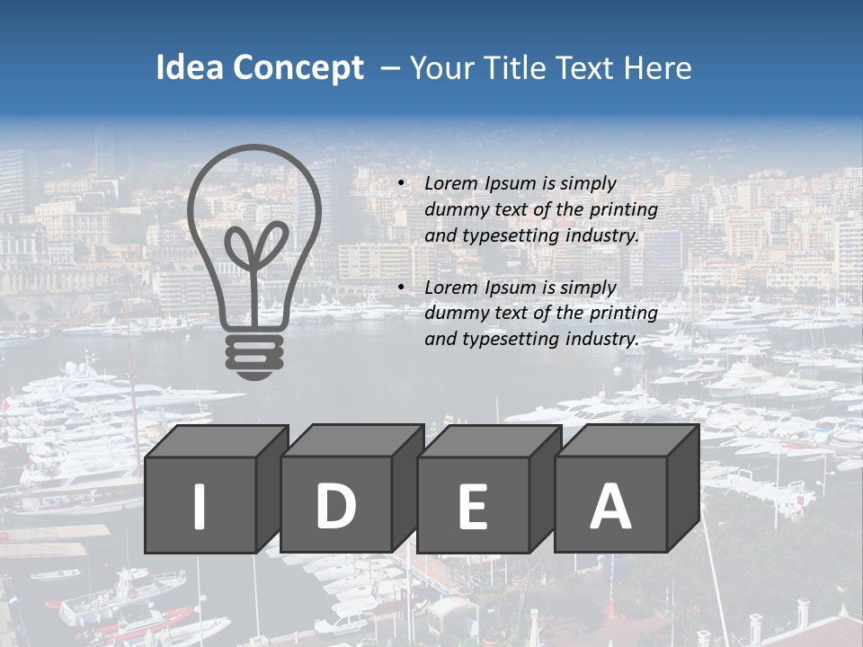 Rich Port Wealthy PowerPoint Template