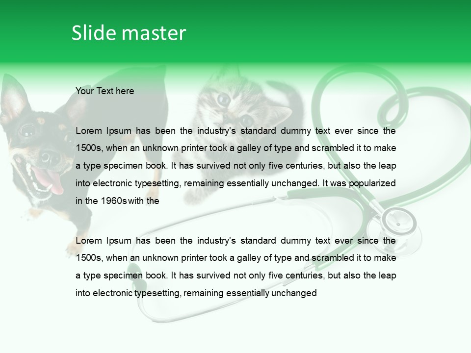 Diagnosis Pet Veterinary PowerPoint Template