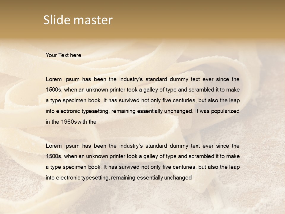 Italian Stuffed Cuisine PowerPoint Template