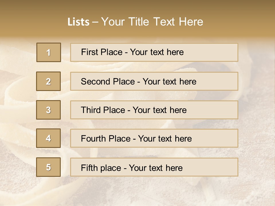Italian Stuffed Cuisine PowerPoint Template