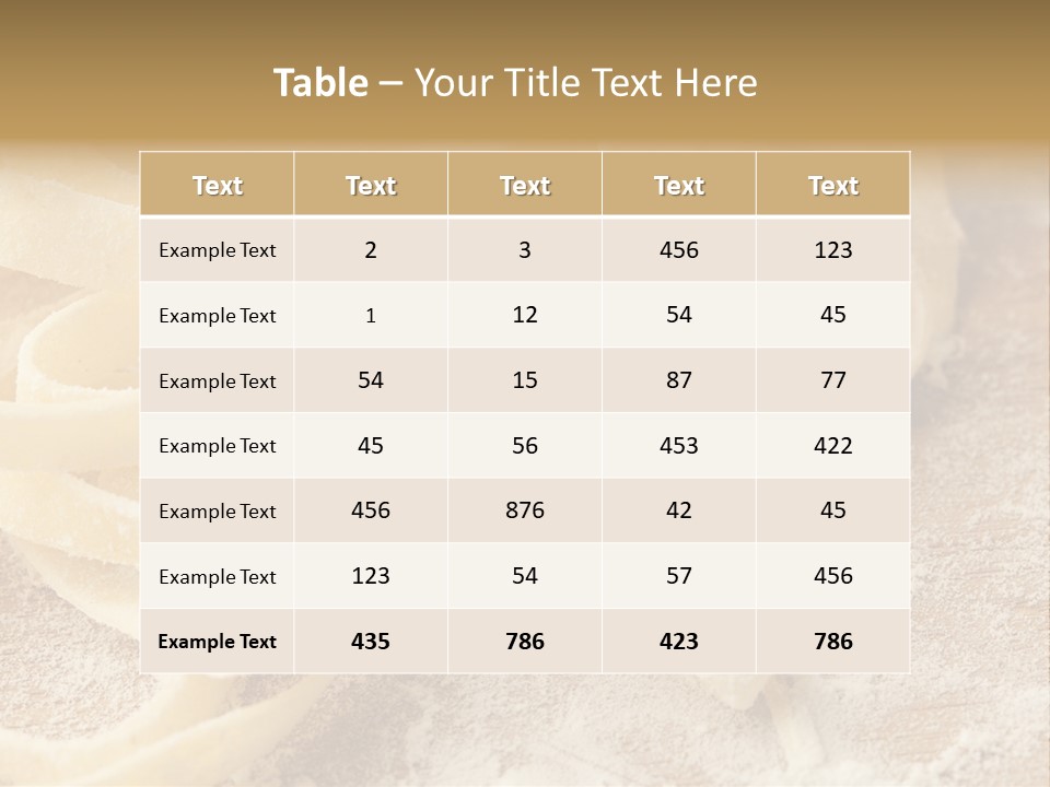 Italian Stuffed Cuisine PowerPoint Template