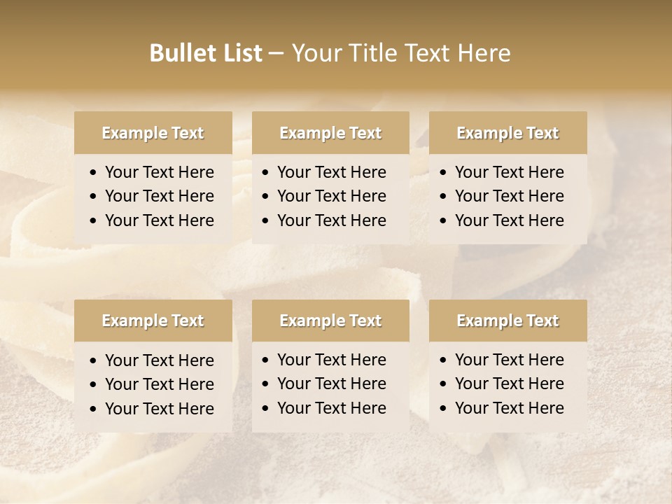 Italian Stuffed Cuisine PowerPoint Template
