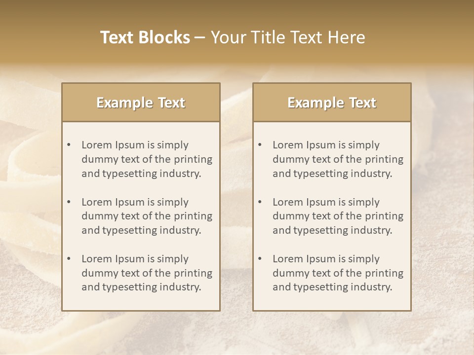 Italian Stuffed Cuisine PowerPoint Template