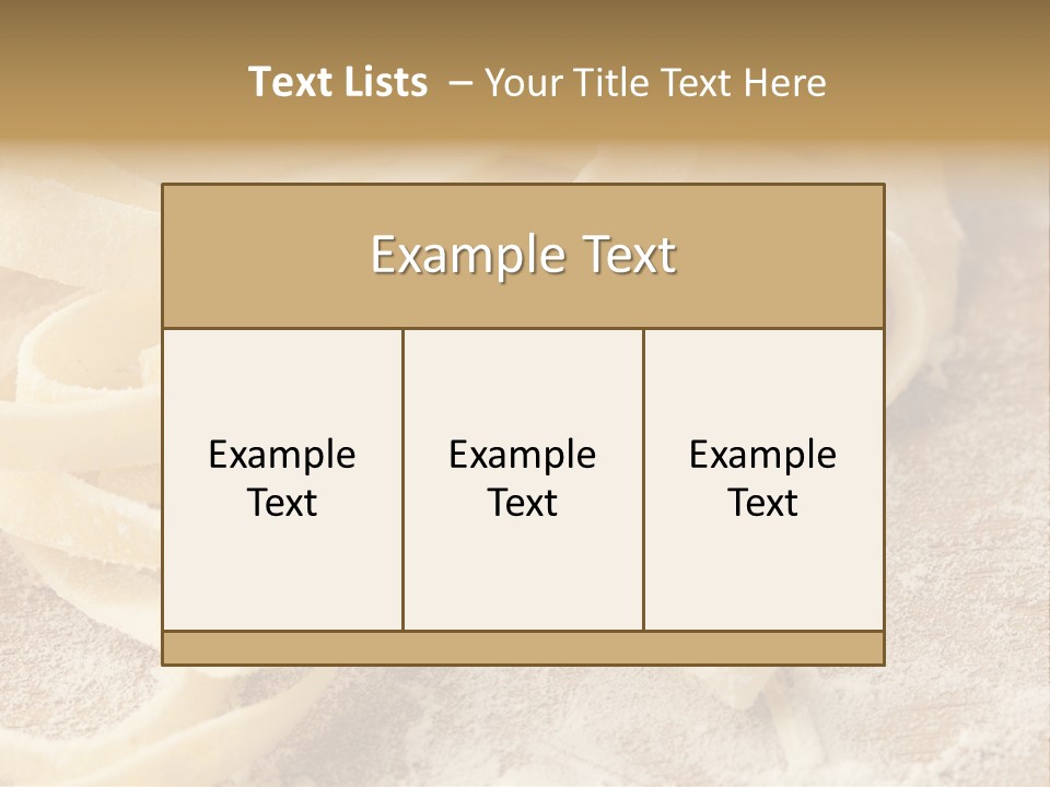 Italian Stuffed Cuisine PowerPoint Template