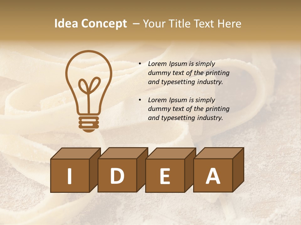 Italian Stuffed Cuisine PowerPoint Template