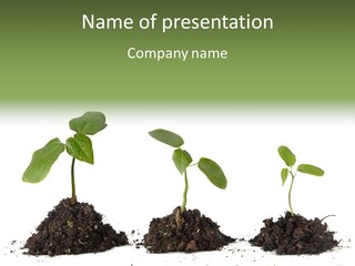 Progress Nature Growing PowerPoint Template