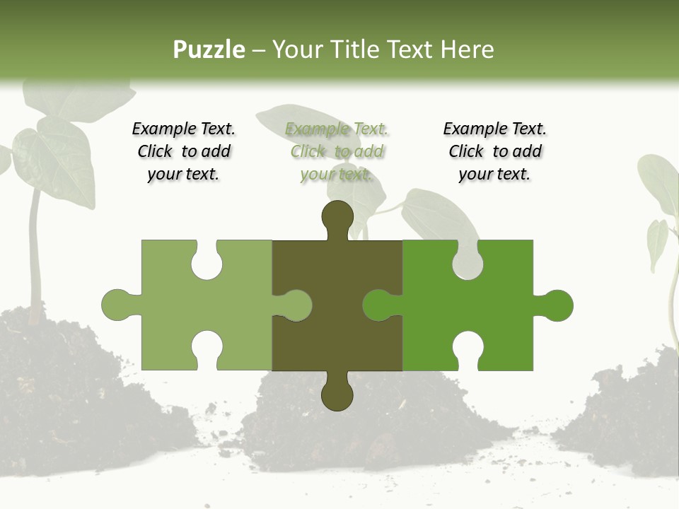 Progress Nature Growing PowerPoint Template