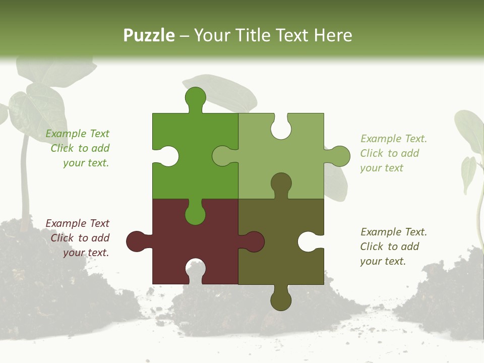 Progress Nature Growing PowerPoint Template