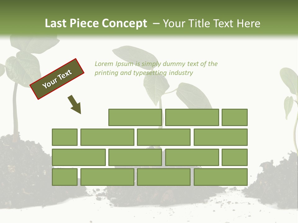 Progress Nature Growing PowerPoint Template