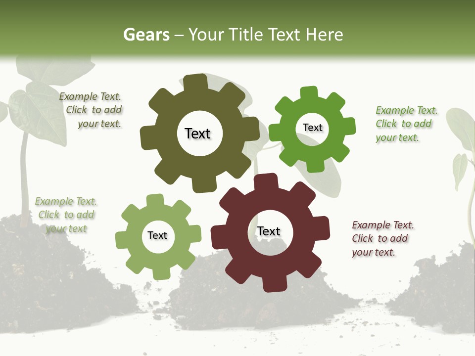 Progress Nature Growing PowerPoint Template