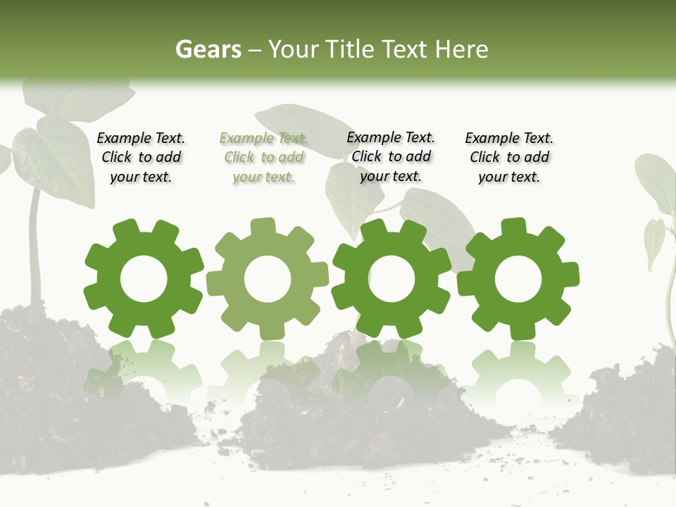 Progress Nature Growing PowerPoint Template