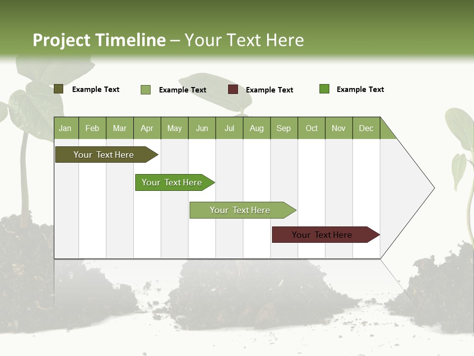 Progress Nature Growing PowerPoint Template
