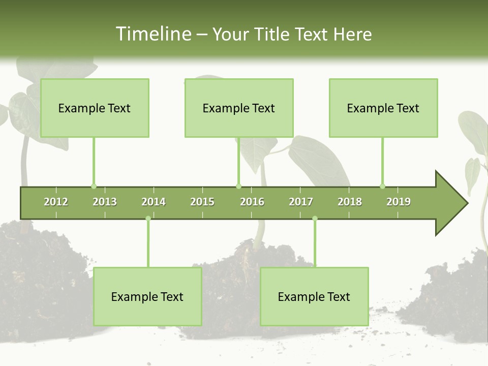 Progress Nature Growing PowerPoint Template