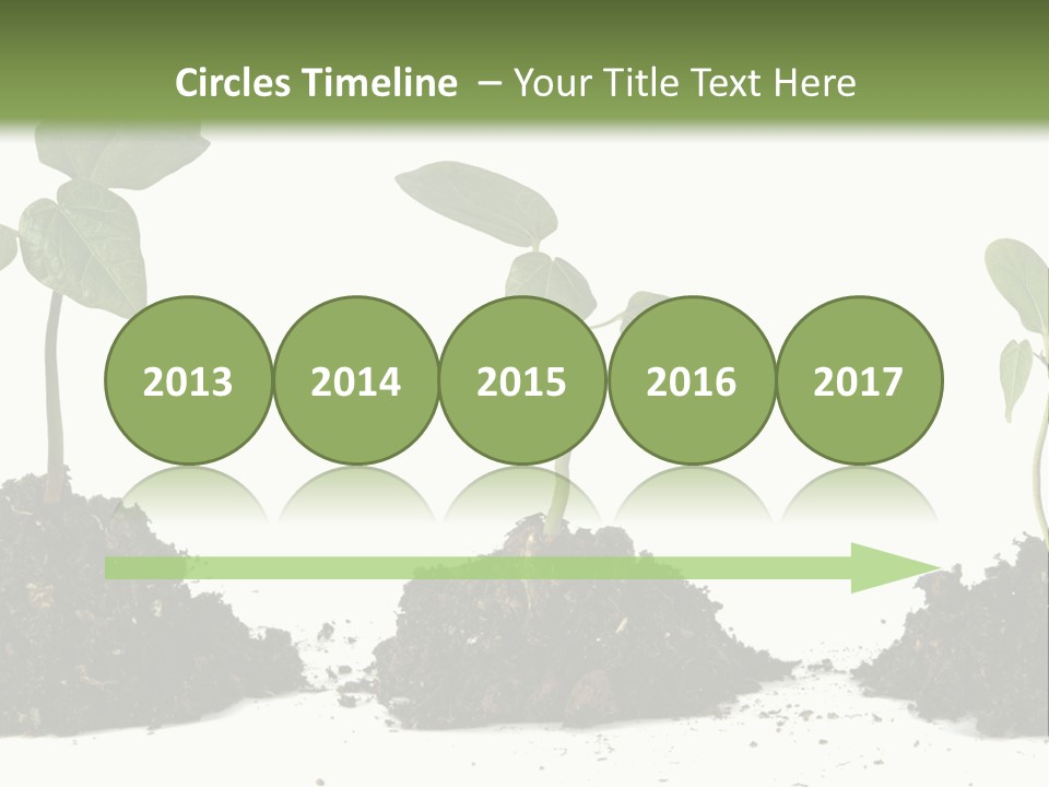 Progress Nature Growing PowerPoint Template