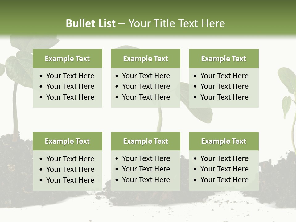Progress Nature Growing PowerPoint Template