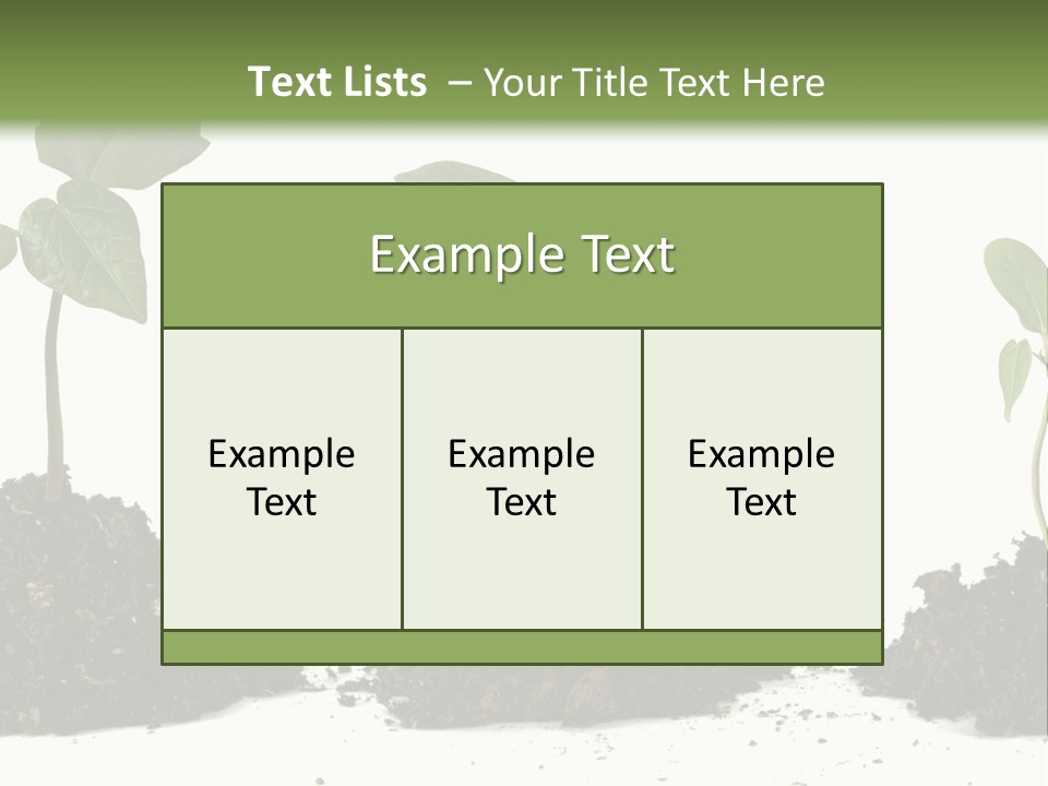 Progress Nature Growing PowerPoint Template