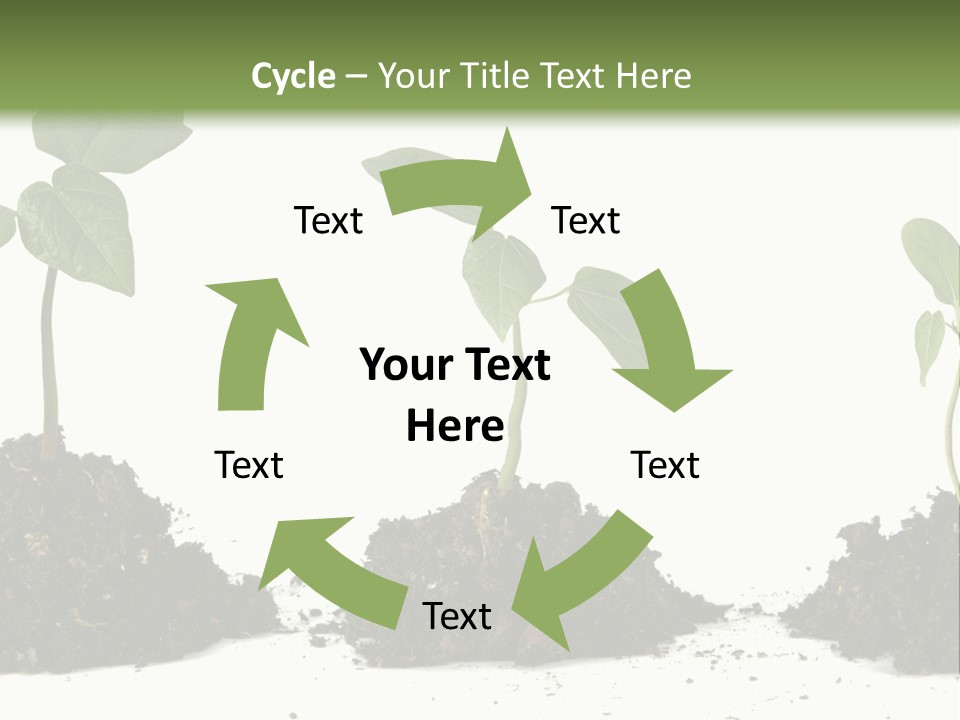 Progress Nature Growing PowerPoint Template
