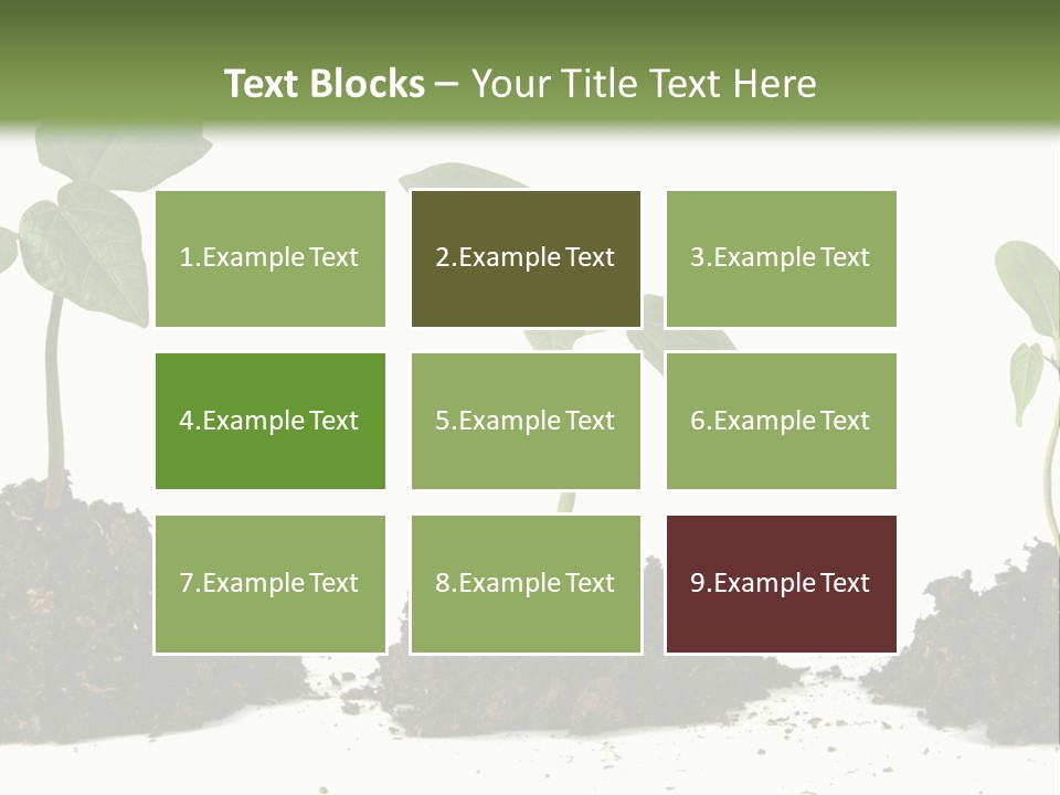 Progress Nature Growing PowerPoint Template