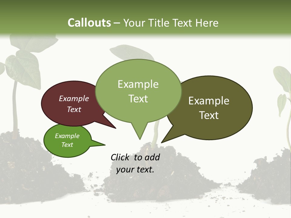 Progress Nature Growing PowerPoint Template