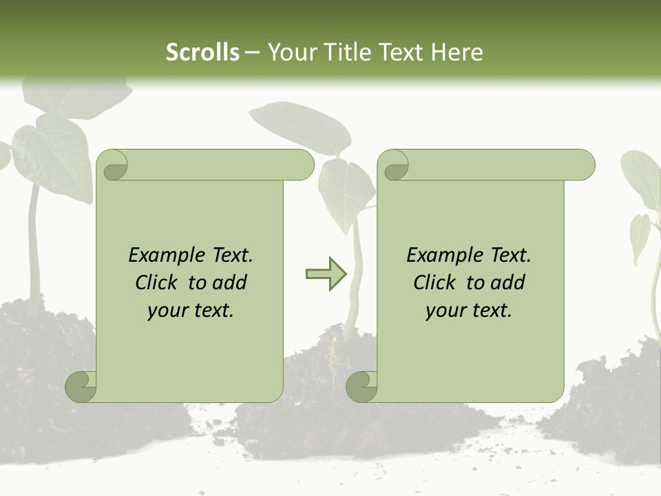Progress Nature Growing PowerPoint Template