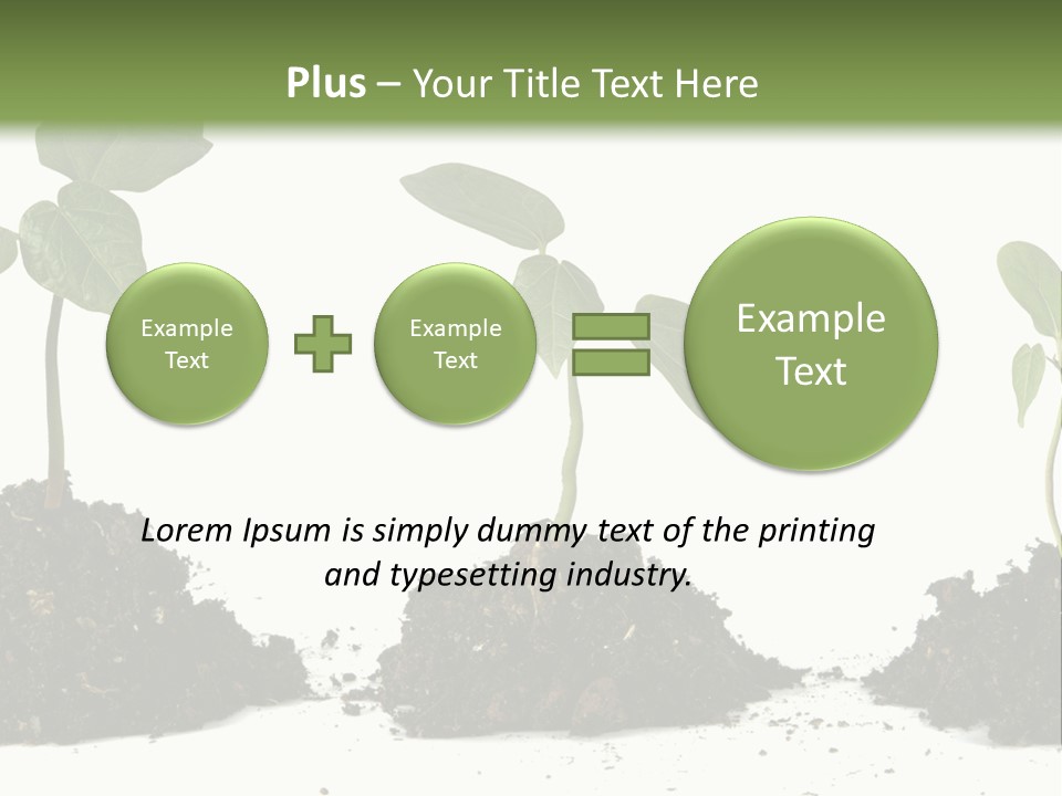 Progress Nature Growing PowerPoint Template