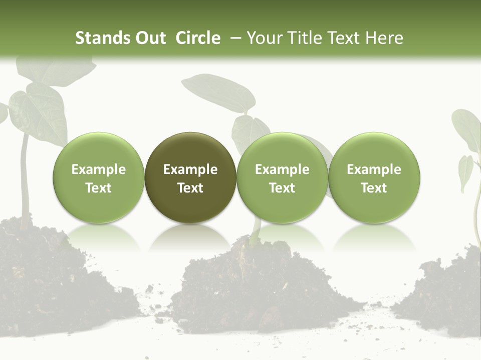 Progress Nature Growing PowerPoint Template