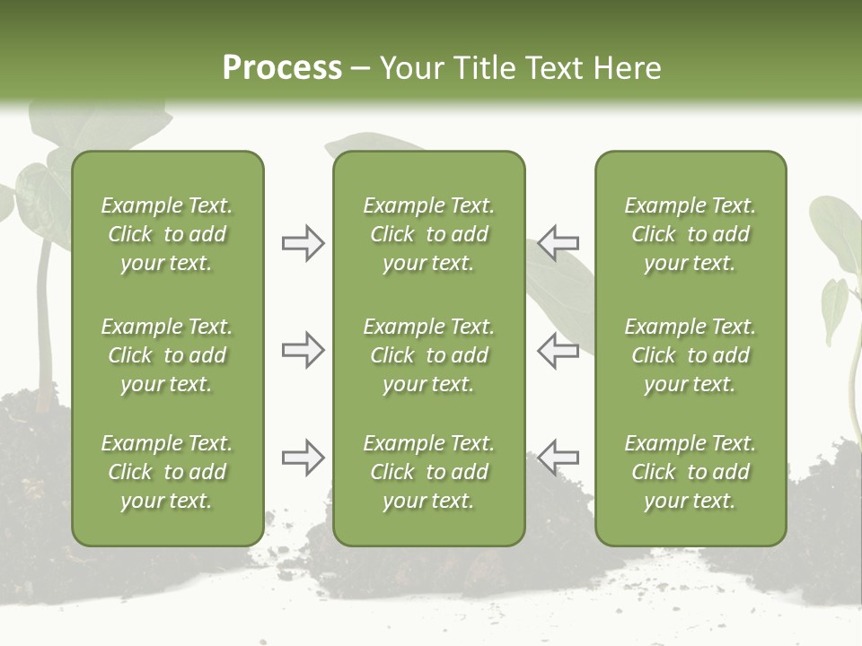 Progress Nature Growing PowerPoint Template