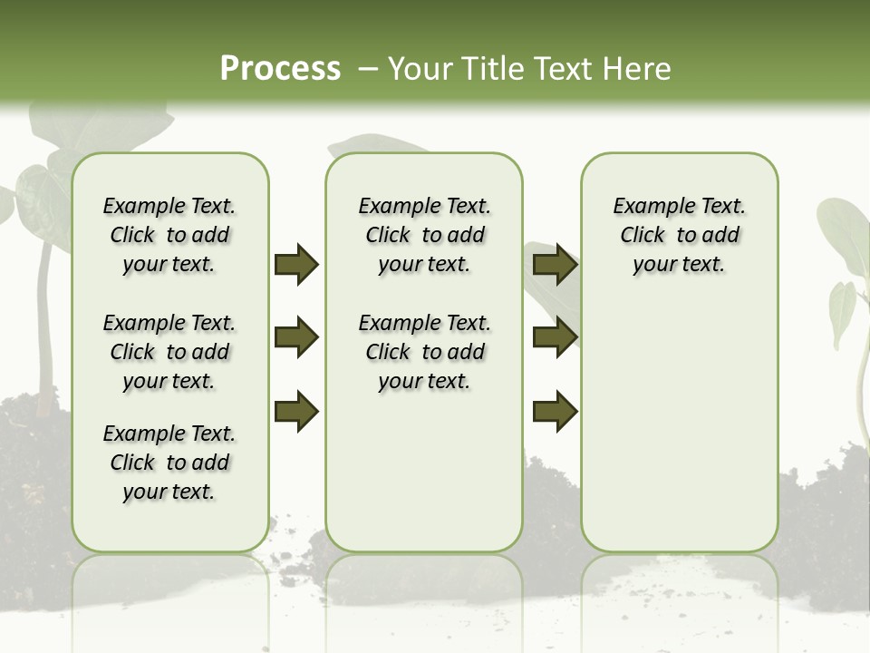 Progress Nature Growing PowerPoint Template