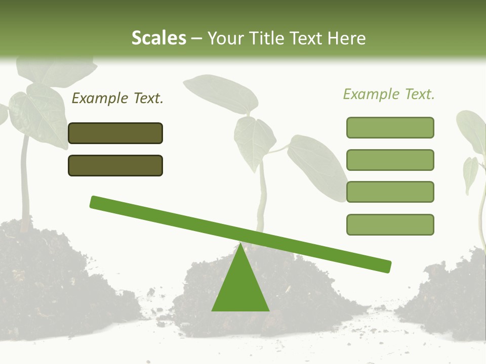 Progress Nature Growing PowerPoint Template