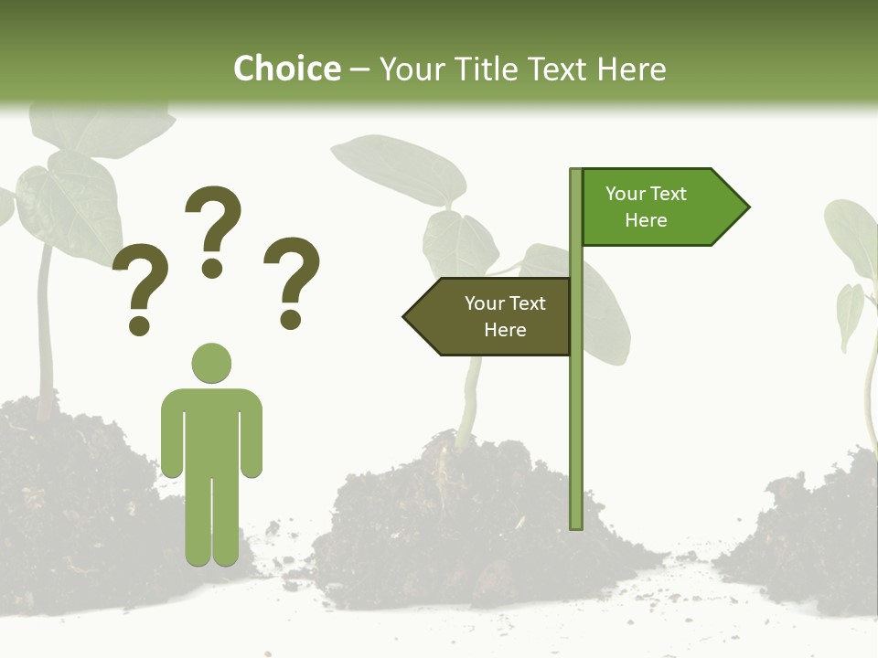 Progress Nature Growing PowerPoint Template