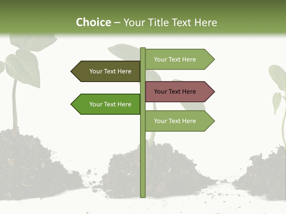Progress Nature Growing PowerPoint Template