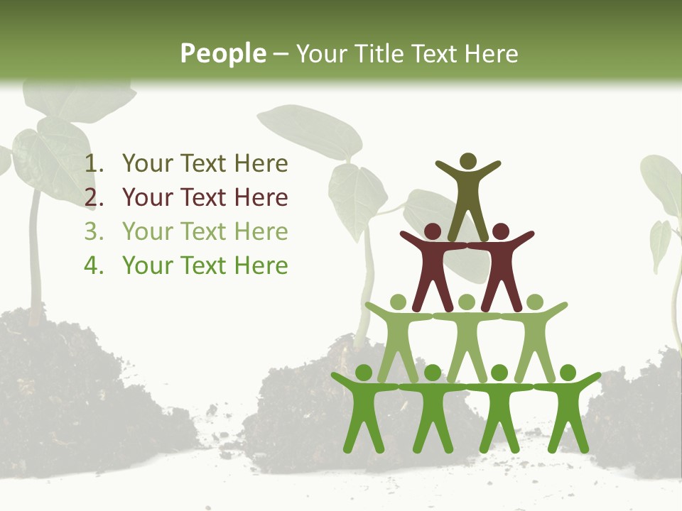 Progress Nature Growing PowerPoint Template