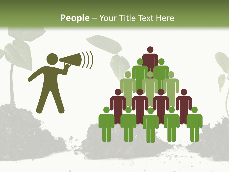 Progress Nature Growing PowerPoint Template