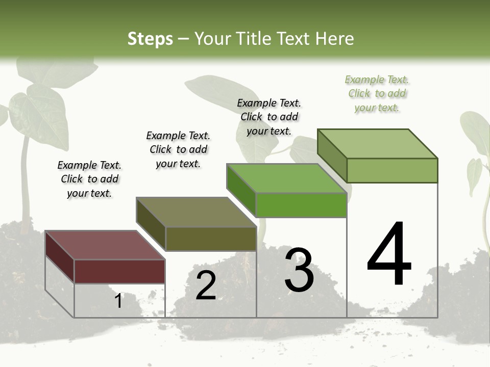 Progress Nature Growing PowerPoint Template